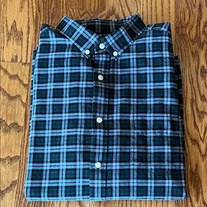 UNTUCKit Men's Green Plaid Button-Down Shirt